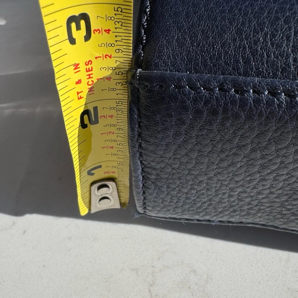 Talbots Dark Blue Crossbody Bag with Anchor Detail - Picture 6 of 8